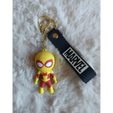 3D PVC Figure Keychain - Spider-Man - Chibi Yellow Suit