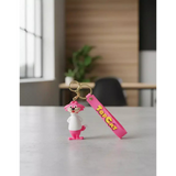 3D PVC Figure Keychain - Don Gato Y Su Pandilla - Fancy-fancy White Turtleneck
