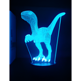 3D LED Night Light - Raptor