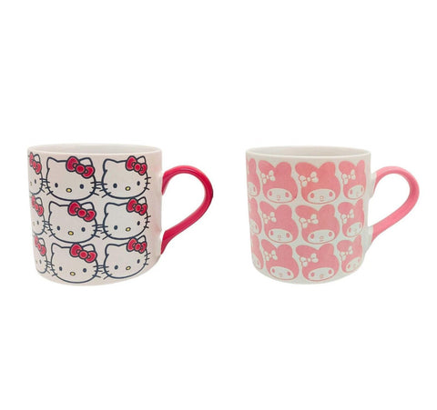 Mug set of 2 - Sanrio - Hello Kitty - My Melody