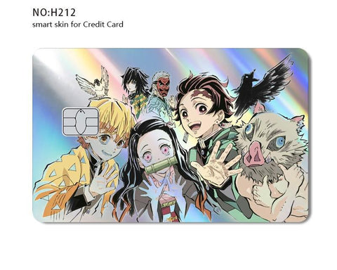 Credit Card Skin Sticker - Demon Slayer - Holographic