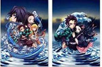 3D Lenticular Poster - Demon Slayer - Main Characters In Action