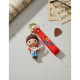 3D PVC Figure Keychain - Disney/Pixar - Miguel Rivera Playing Guitar Chibi Figure
