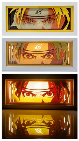 3D Paper Carving Light Lamp - Naruto - Naruto Uzumaki