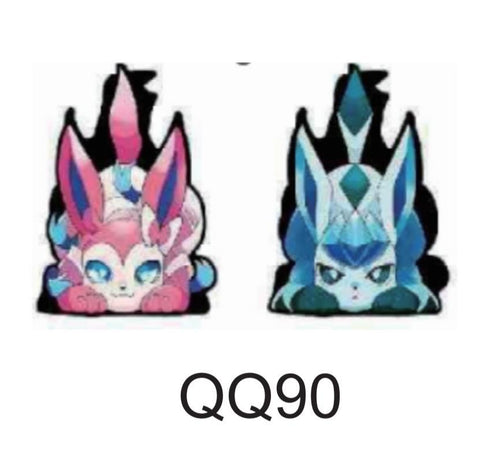 3D Lenticular Sticker - Pokémon - Sylveon & Glaceon