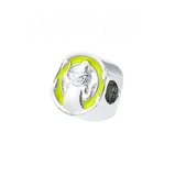 Bracelet Charm - The Nightmare Before Christmas - Jack in green oval frame bead