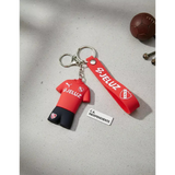 3D PVC Figure Keychain - Football Club - Independiente Home Kit