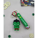 3D PVC Figure Keychain - Marvel - Chibi Hulk Angry Variant 4