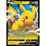 Card Keychain - Pokémon - Pikachu V SWSH Black Star Promo SWSH061