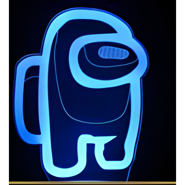 3D LED Night Light - Among Us - Crewmate