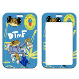 ID Card Badge Holder - Coqui Frog with Puerto Rico Theme