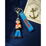 3D PVC Figure Keychain - Popeye - Winking Crossed Arms