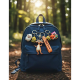 3D PVC Figure Keychain - La Granja Ciervo Elliot - Elliot Arms Spread