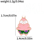 Bracelet Charm - SpongeBob SquarePants - Patrick Star eating watermelon