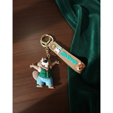 3D PVC Figure Keychain - Zootopia - Beaver In Green Vest