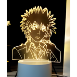 3D LED Night Light - A Certain Scientific Railgun - Touma Kamijou