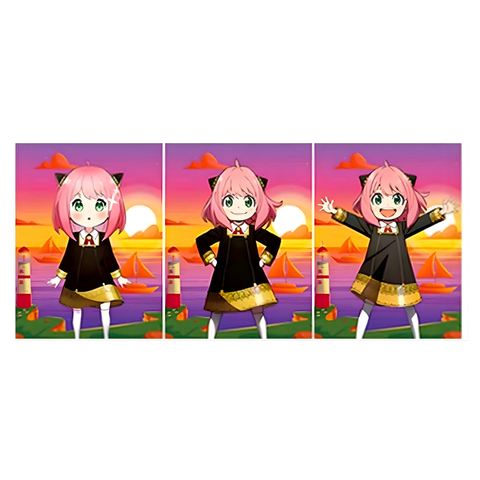 3D Lenticular Poster 12"x16" - Spy X Family - Anya Forger