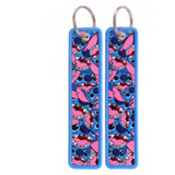 Lilo & Stitch Stitch Expressions (Blue) embroidery keychain