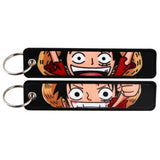Embroidery Keychain - One Piece - Luffy (Smiling Close-up)