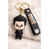 3D PVC Figure Keychain - Hunter X Hunter Leorio Paradinight - Leorio Black Suit