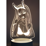 3D LED Night Light - Darling in the Franxx - Zero Two (3)
