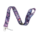 Lanyard - Purple Skull Eye Pattern