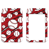 ID Card Badge Holder - Baseball Pattern