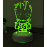 3D LED Night Light - Marvel - Groot