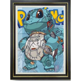 3D Light Frame - Pokémon - Stylized Muscular Squirtle, Graffiti Pokemon