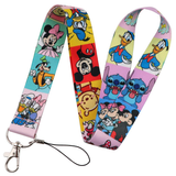 Lanyard - Lilo & Stitch - Disney Characters (Mickey Mouse, Minnie Mouse, Donald Duck, Daisy Duck, Goofy, Stitch)