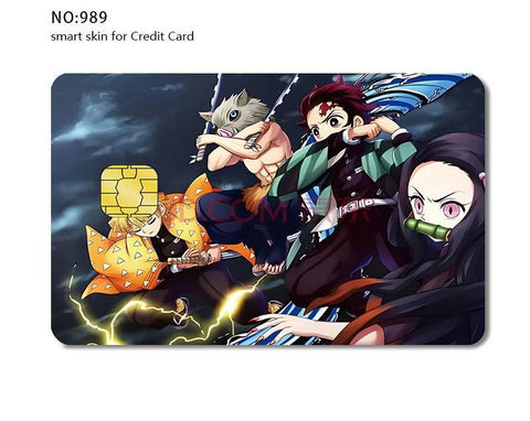 Credit Card Skin Sticker - Demon Slayer
