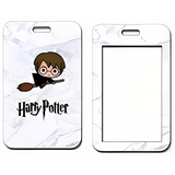 ID Card Badge Holder - Harry Potter - Chibi Harry Potter Flying On Broom