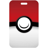 ID Card Badge Holder - Pokémon - Red And White Poké Ball Design