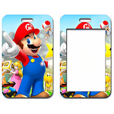 ID Card Badge Holder - Super Mario - Mario With Friends In Mushroom Kingdom