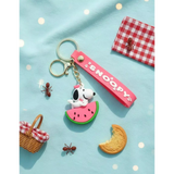 3D PVC Figure Keychain - Peanuts - Snoopy Relaxing Watermelon Visor