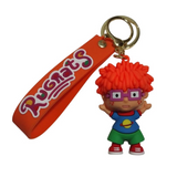3D PVC Figure Keychain - Rugrats - Chuckie Finster 3D Figure With Glasses