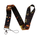 Lanyard - Black Cat and Moon Phases