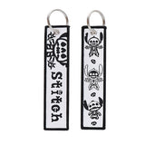 Embroidery Keychain - Lilo & Stitch - Stitch (Tribal Text)