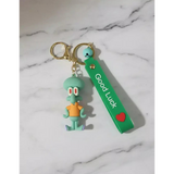 3D PVC Figure Keychain - SpongeBob SquarePants - Squidward Tentacles Standing Figure