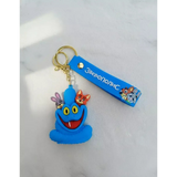 3D PVC Figure Keychain - Zootopia - Blue Snake With Characters (Style 2)