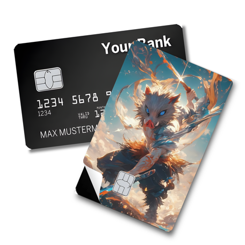 Credit Card Skin Sticker - Demon Slayer - Inosuke Hashibira