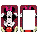 ID Card Badge Holder - Mickey & Friends - Mickey And Minnie Mouse Stacked
