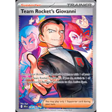 Card Keychain - Pokémon - Team Rocket's Giovanni Trainer Supporter Full Art Secret Rare