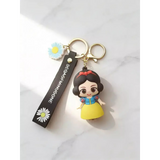 3D PVC Figure Keychain - Disney Princess - Chibi Snow White Classic Dress Variant 2