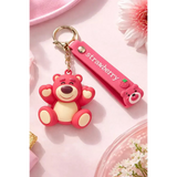 3D PVC Figure Keychain - Toy Story - Lotso Huggin Bear Hugging