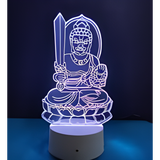 3D LED Night Light - Fudo Myoo / Acala