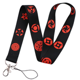 Lanyard - Naruto - Sharingan and Rinnegan Symbols