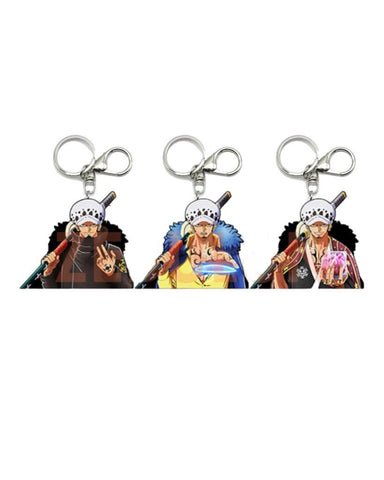 3D Lenticular Keychain - One Piece - Trafalgar D. Water Law