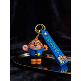 3D PVC Figure Keychain - Zootopia - Chibi Clawhauser Holding Donut