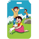 ID Card Badge Holder - Heidi, Girl of the Alps - Heidi With Peter And Goat